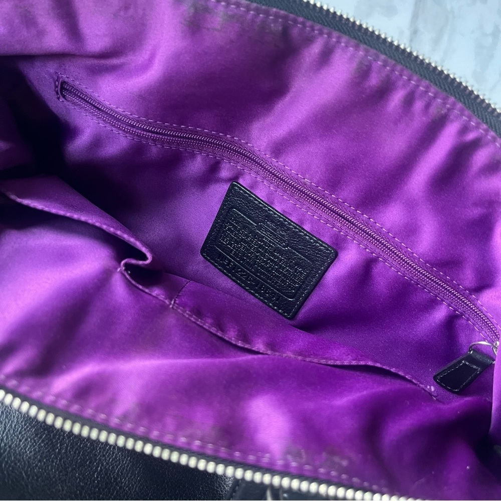 NEW! COACH Madison leather Lindsey Satchel NWOT - Picture 5 of 15